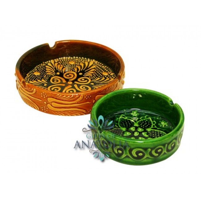 SINGLE COLOURED ASHTRAY